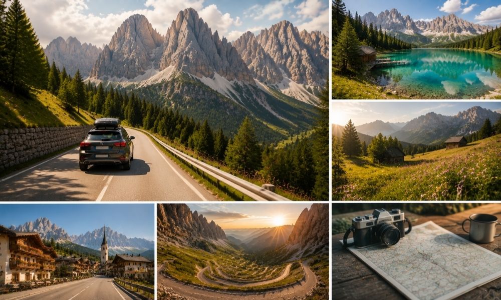 A scenic road trip through the eastern Dolomites